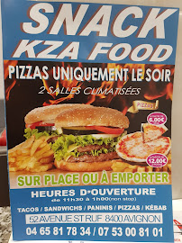 Kza Food à Avignon menu