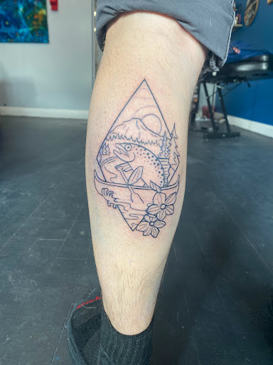 Explore twin flame tattoo ideas, creative tattoo ideas in Baker City, available at Blue Lotus Tattoo