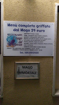 Il Mago del Pesce à Borgosesia carte