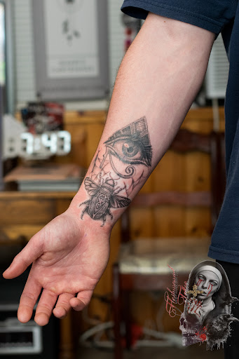 Explore la catrina tattoo ideas, creative tattoo ideas in Moweaqua, available at Fleshwound Tattoo