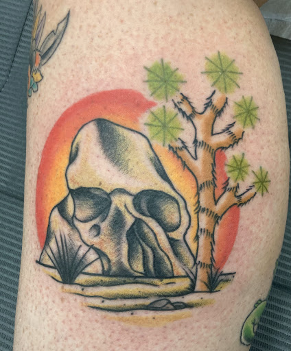 Explore bartending tattoo ideas, creative tattoo ideas in Twentynine Palms, available at No Mans Land Tattoo