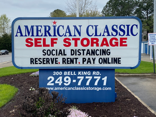 Self-Storage Facility «American Classic Self Storage - Oyster Point», reviews and photos, 300 Bell King Rd, Newport News, VA 23606, USA