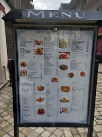 Menu / carte de Le Pacifique à Blois