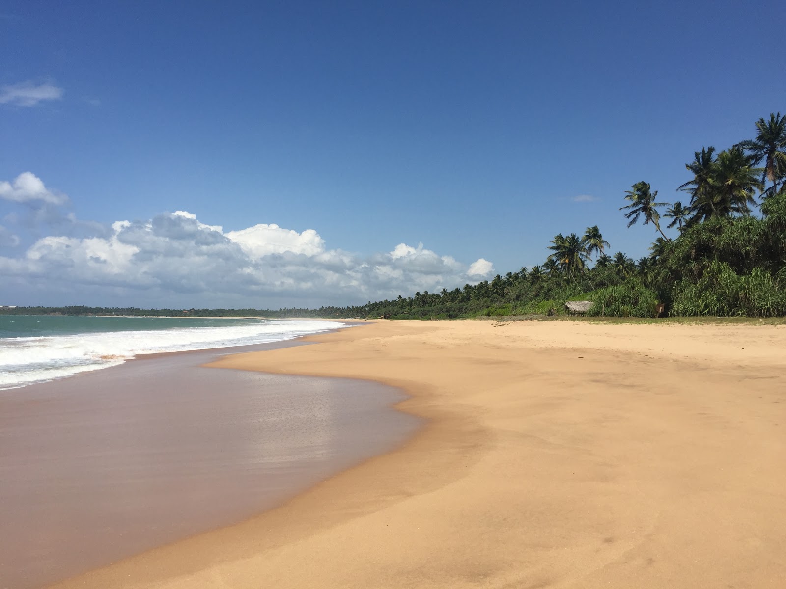 Foto van Wella Odaya Beach met recht en lang