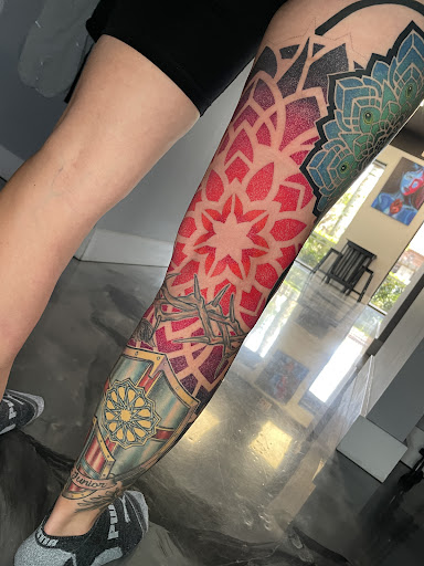 Explore siren tattoo ideas, creative tattoo ideas in Pompano Beach, available at Black Hand Studio