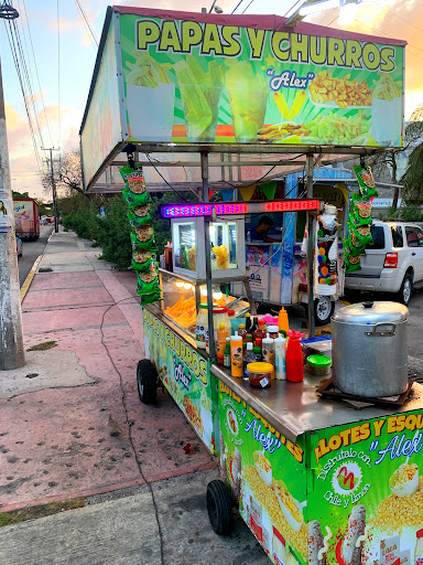 Elotes y churros alex cancun