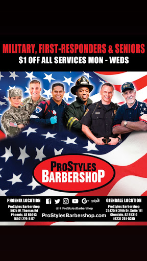 Barber Shop «ProStyles Barbershop», reviews and photos, 23425 N 39th Dr #111, Glendale, AZ 85310, USA