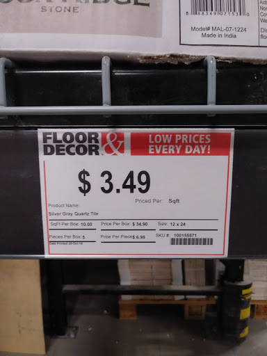 Tile Store «Floor & Decor», reviews and photos, 2913 N Dale Mabry Hwy, Tampa, FL 33607, USA