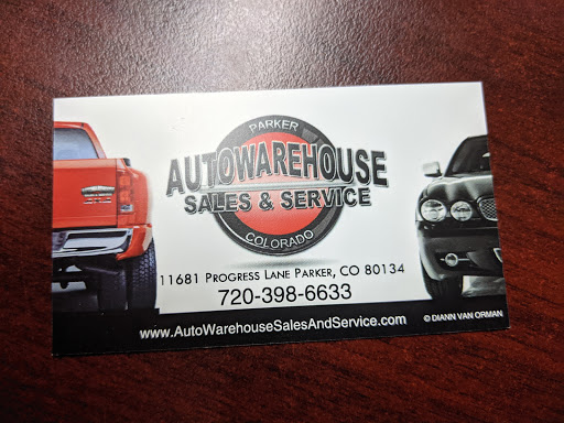 Used Car Dealer «AUTO WAREHOUSE SALES AND SERVICE, LLC», reviews and photos, 11681 Progress Ln, Parker, CO 80134, USA