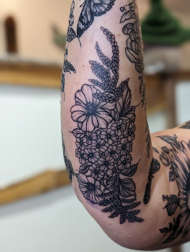 Explore cute couple tattoo ideas small, creative tattoo ideas in Cornelia, available at Prismatic Pulse Tattoo
