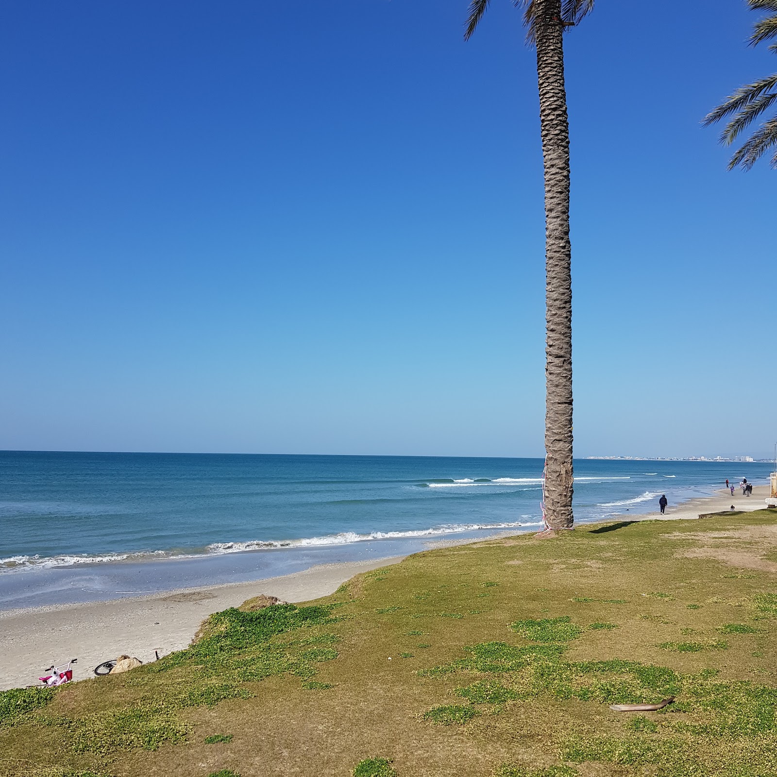 Foto av Zvulun beach och bosättningen