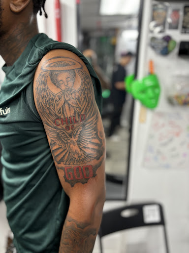 Explore gastric sleeve tattoo ideas, creative tattoo ideas in Mattapan, available at Famous Touch Tattoos