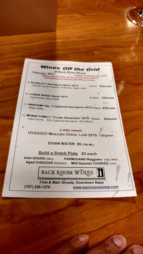 Wine Store «Back Room Wines», reviews and photos, 1000 Main St Suite 120, Napa, CA 94559, USA