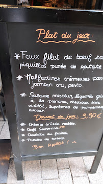 Les Infidèles Restaurant à Lyon menu