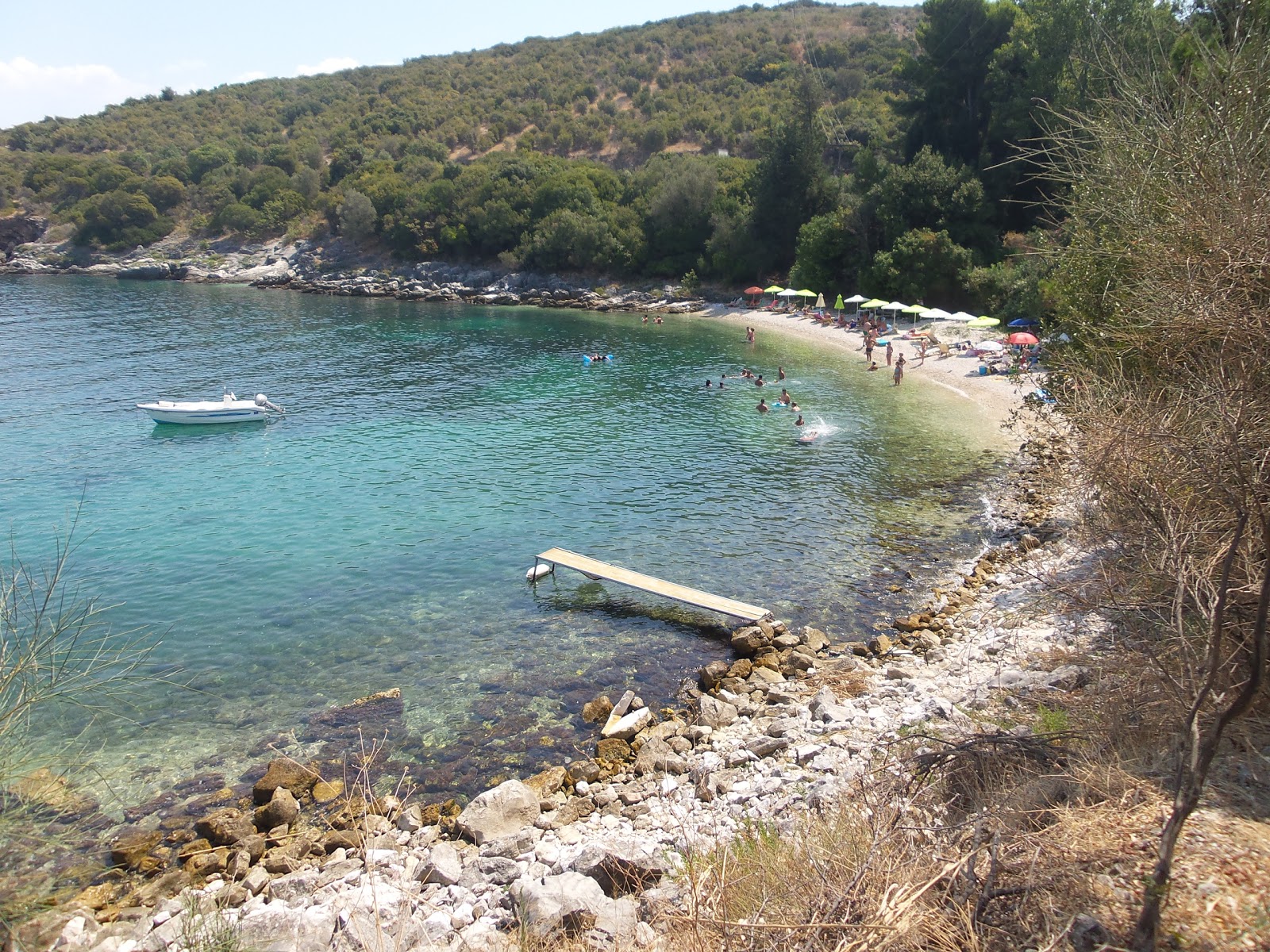 Foto af Syki Bay, Corfu faciliteter område