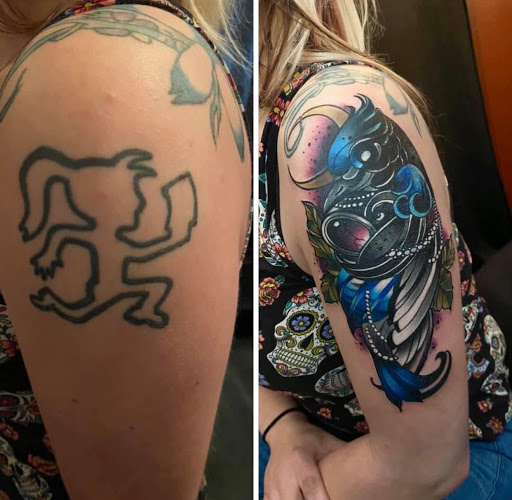 Explore pansy tattoo ideas, creative tattoo ideas in Peoria, available at InkCapital Tattoos