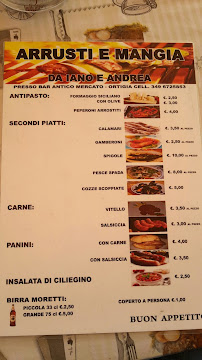 Carte du Bar L'antico Mercato Di Urso Andrea à Syracuse