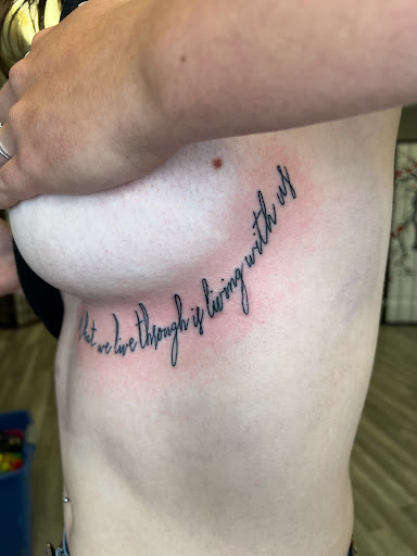 Explore tattoo ideas for son on mom, creative tattoo ideas in Watford City, available at Soulful Ink Studios