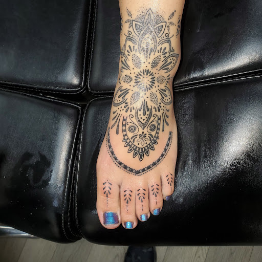 Explore square tattoo ideas, creative tattoo ideas in Cuyahoga Falls, available at Sick Skins Skin Art Studio