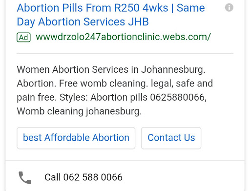Dr Zolo Abortion / Womens clinic