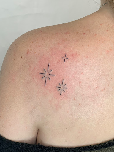 Explore lip tattoo ideas, creative tattoo ideas in Amsterdam, available at Spoken Hand Tattoo