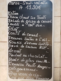 L'Antarès à Élancourt menu