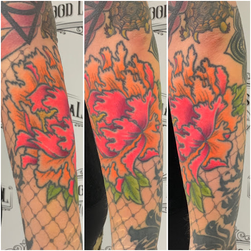 Explore st michael tattoo ideas, creative tattoo ideas in Dover, available at Good Looks Social Tattoo Club