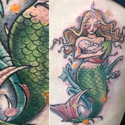 Explore daddy and daughter tattoo ideas, creative tattoo ideas in Augusta, available at Mr. Tattoo