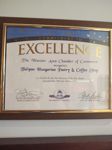Coffee Shop «Tulipán Hungarian Pastry and Coffee Shop», reviews and photos, 122 S Market St, Wooster, OH 44691, USA