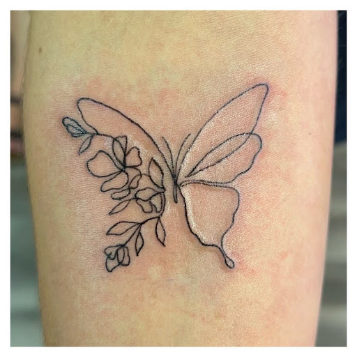 Explore motorcycle tattoo ideas, creative tattoo ideas in Vermillion, available at IKTOMI-INK Tattoo Experience