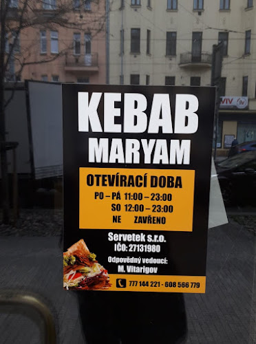Recenze na MARYAM KEBAB v Praha - Restaurace