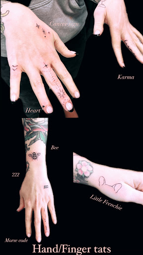 Explore skull and roses tattoo ideas, creative tattoo ideas in High Ridge, available at Taylored ink