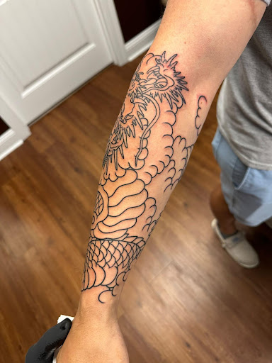 Explore westside tattoo ideas, creative tattoo ideas in Hinesville, available at Dark Horse Art Studios
