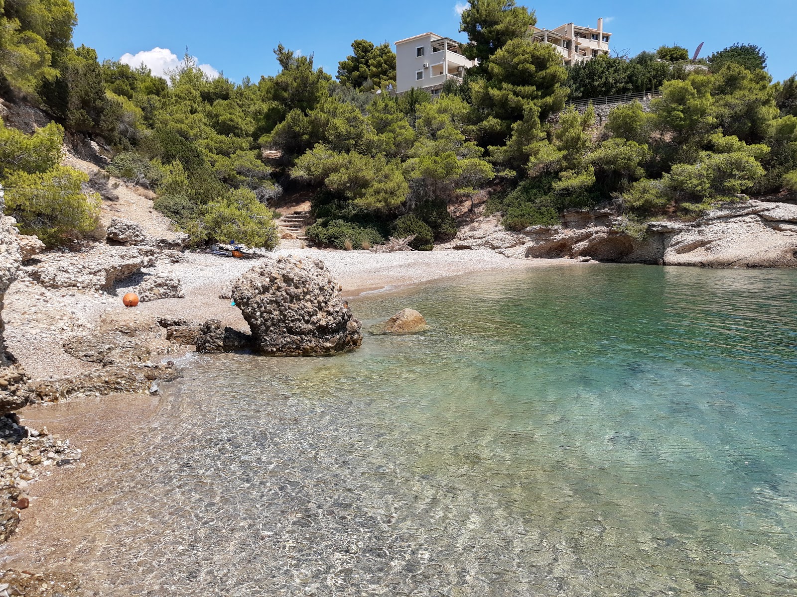 Foto av Spiaggia Kranidi med små multi -vikar