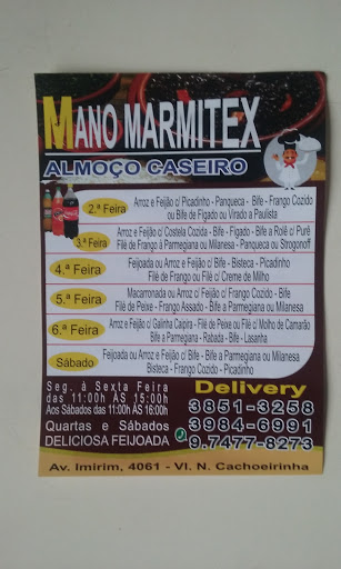 Logo da empresa - Mano Marmitex