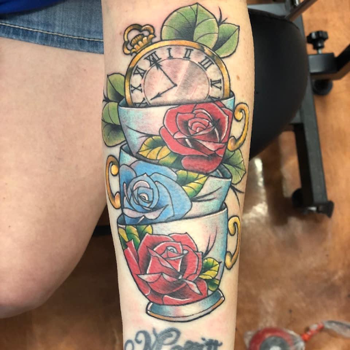 Explore family guy tattoo ideas, creative tattoo ideas in Aledo, available at Elevated Tattoo & Piercing