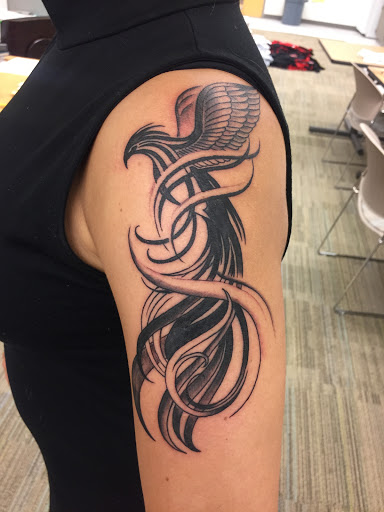 Explore side of wrist tattoo ideas, creative tattoo ideas in Wake Forest, available at Revelation Ink Tattoo and Piercing