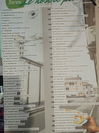Menu du Lo Reve Pizzeria à Verrua Po