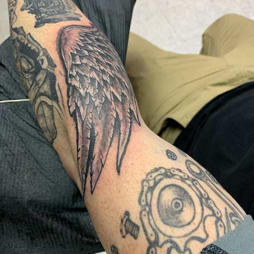 Explore scorpio tattoo ideas for females, creative tattoo ideas in Hudson Falls, available at ALTERED ADDICTION TATTOOS