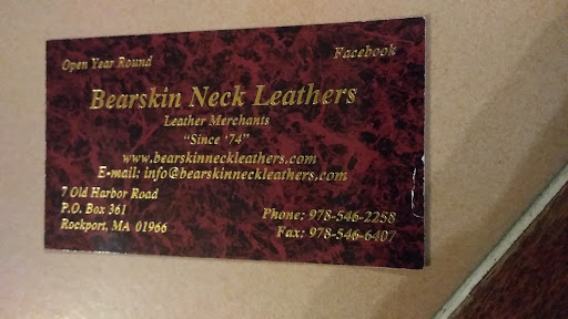 Leather Goods Store «Bearskin Neck Leather Merchant», reviews and photos, 7 Old Harbor Rd, Rockport, MA 01966, USA
