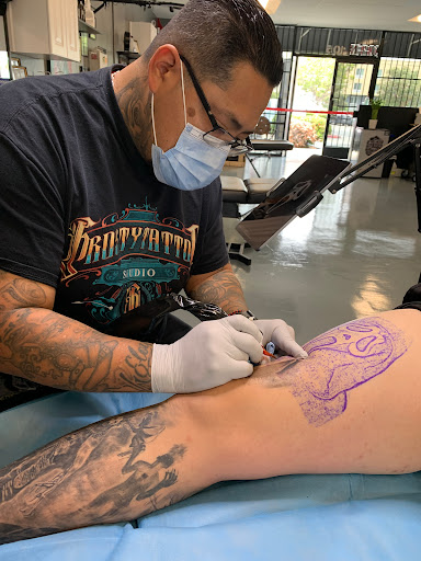Explore hiking tattoo ideas, creative tattoo ideas in San Marcos, available at FROSTY TATTOO STUDIO