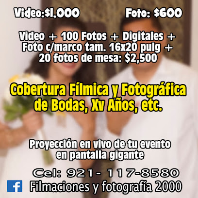 FILMACIONES Y FOTOGRAFIA 2000
