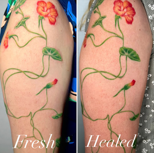 Explore tattoo ideas footprints, creative tattoo ideas in Fort Myers Beach, available at Paradise Tattoo