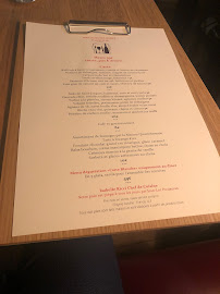 Restaurant Le 122 à Paris menu