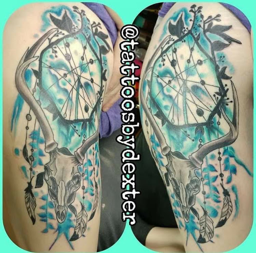 Explore three little birds tattoo ideas, creative tattoo ideas in Mckinney, available at Borrowed Time Fine Art Gallery Tattoo Shop