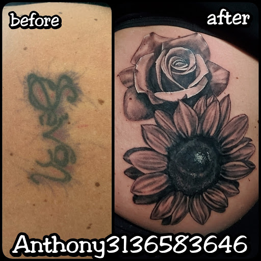 Explore memorial tattoo sleeve ideas, creative tattoo ideas in Warren, available at Dark Horse Tattoo Co. LLC.