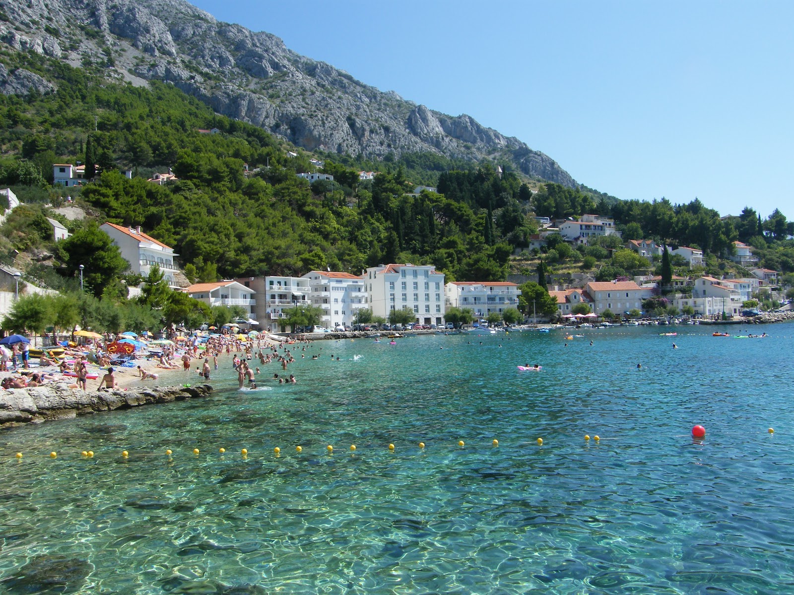 Photo de Mimice beach avec l'eau cristalline de surface