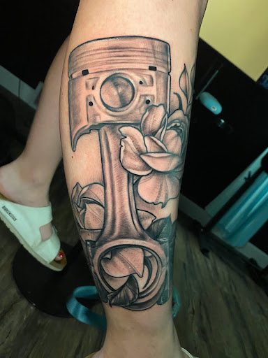 Explore tanjiro tattoo ideas, creative tattoo ideas in Sioux Falls, available at Starry Eyed Studio