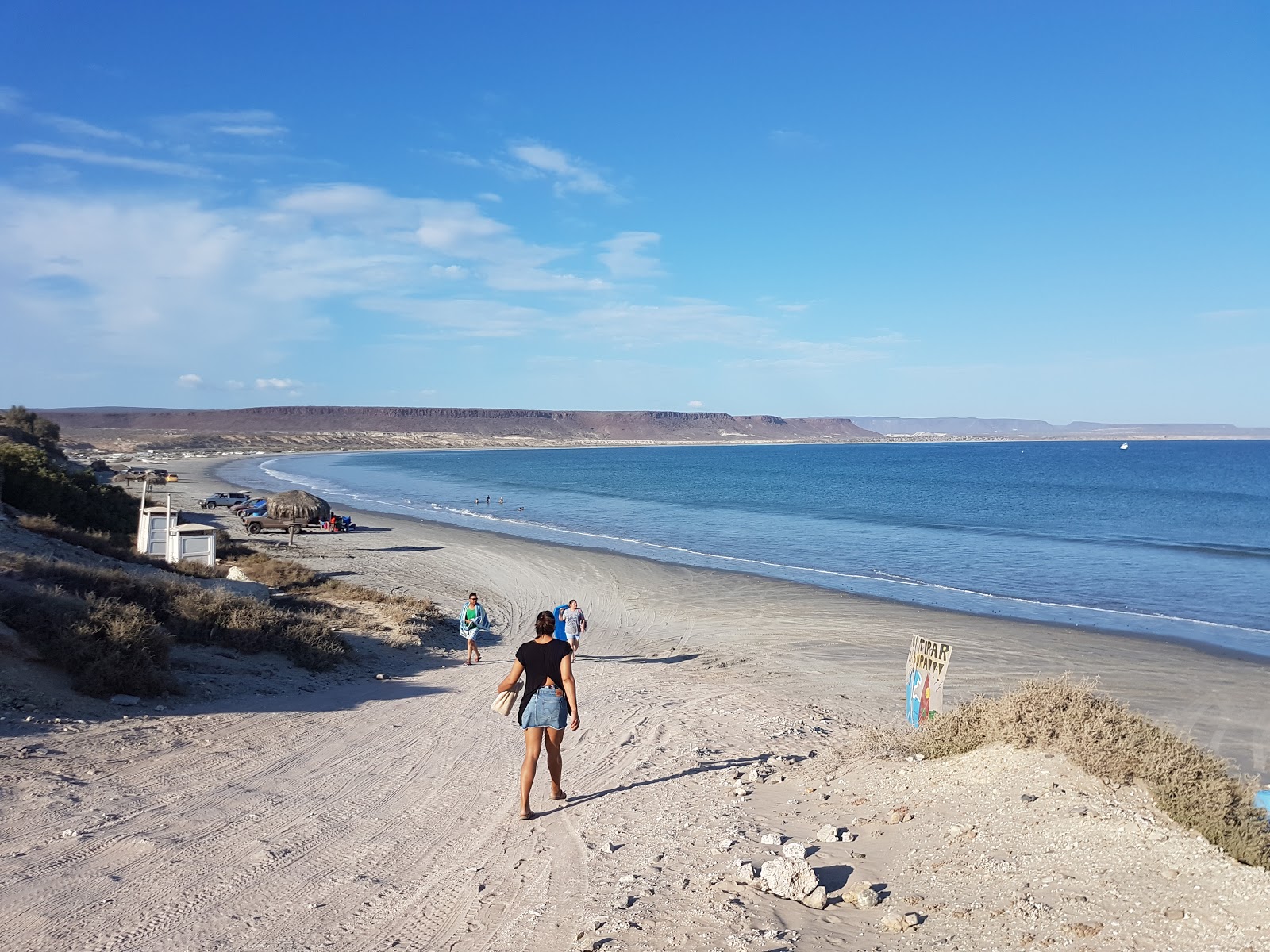 Foto von San Juanico Beach mit brauner sand Oberfläche