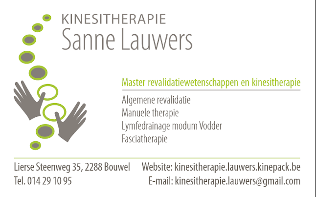 Kinesitherapie Sanne Lauwers - Fysiotherapeut